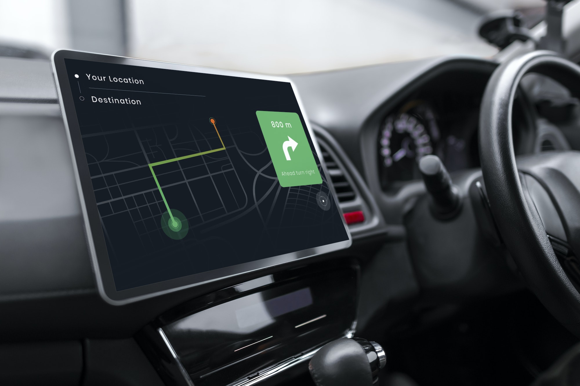 Gps d'une voiture autonome