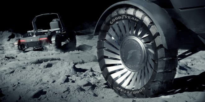 Les pneus sans air de Goodyear sont prêts pour la Lune