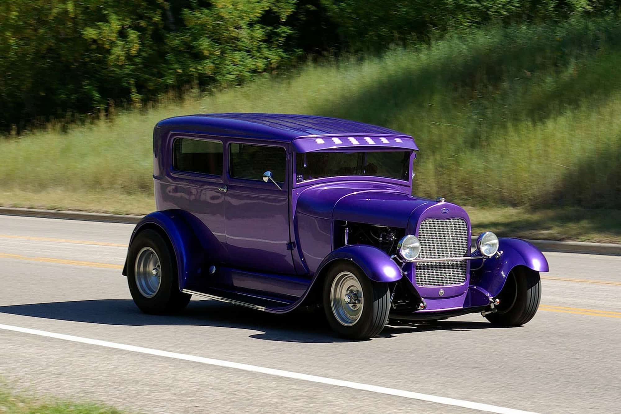 Hot Rod violet en route