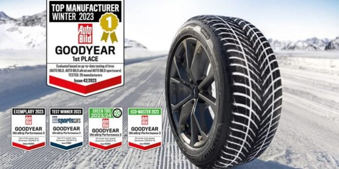 Auto Bild couronne Goodyear comme Manufacturier de pneus d'hiver de l'année